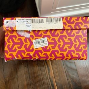 Tory Burch Caroline 65mm wedge heel shoe dark bwn